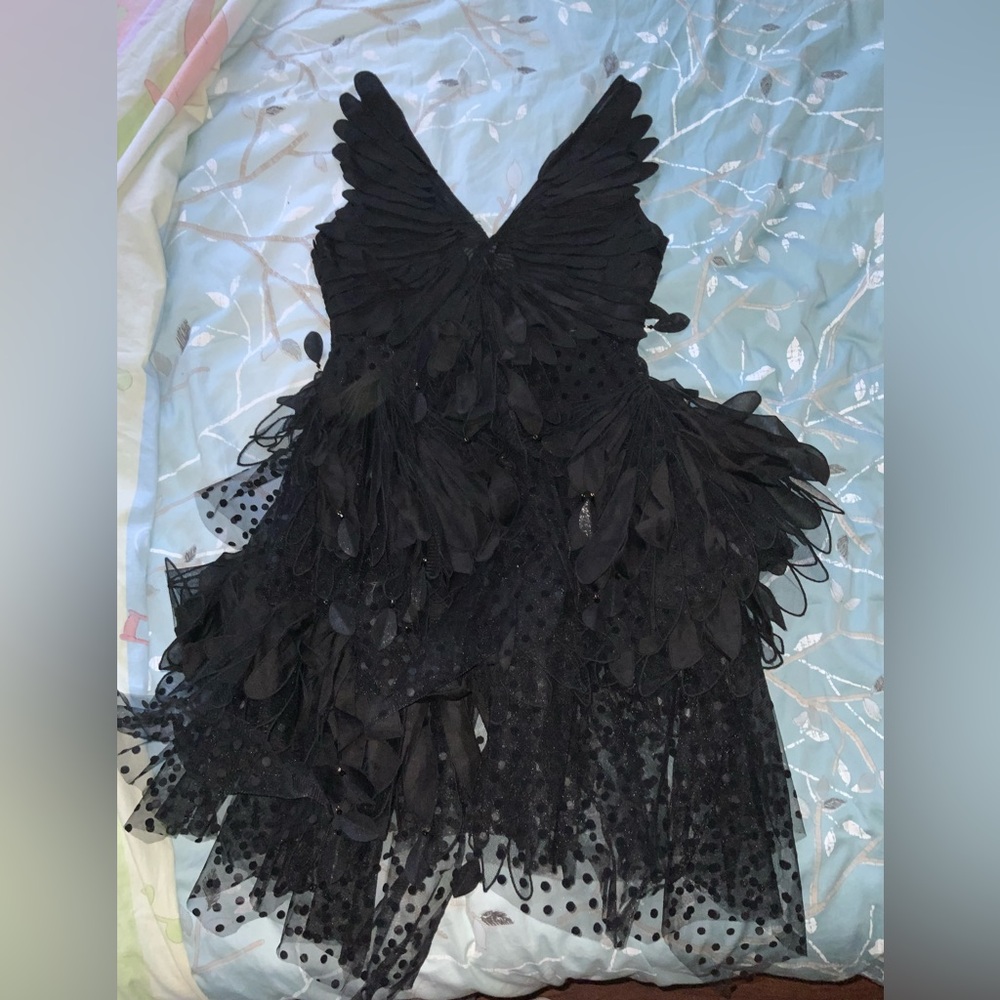 Zimmermann runway swan dress